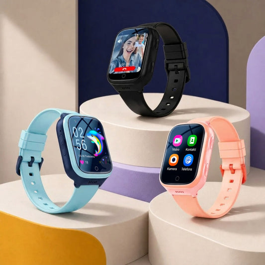 SEIFLI™ Smart Viedpulkstenis Bērniem Ar Atrašanās Vietas Izsekošanu, Kameru, Zvaniem Un Vēl Vairāk