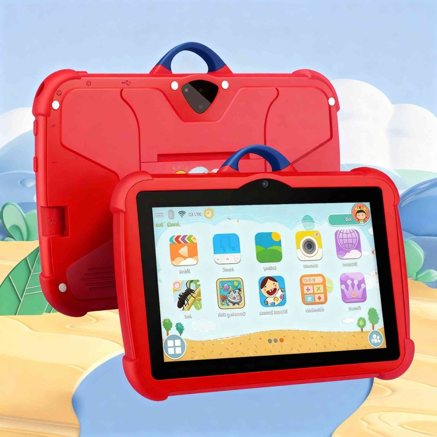 SEIFLI™ Planšetdators Bērniem Ar Izglītojošām Spēlēm, Vecāku Uzraudzību, Triecienizturīgu Korpusu Un Vēl Vairāk